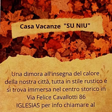 Casa Vacanza Su Niu Villa Iglesias Bagian luar foto